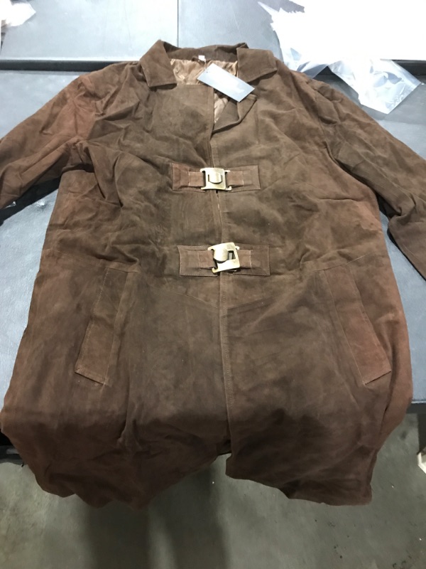 Photo 1 of [Size L] Alamodetrend Firefly Malcolm Reynolds Suede Leather Trench Coat Costume Large