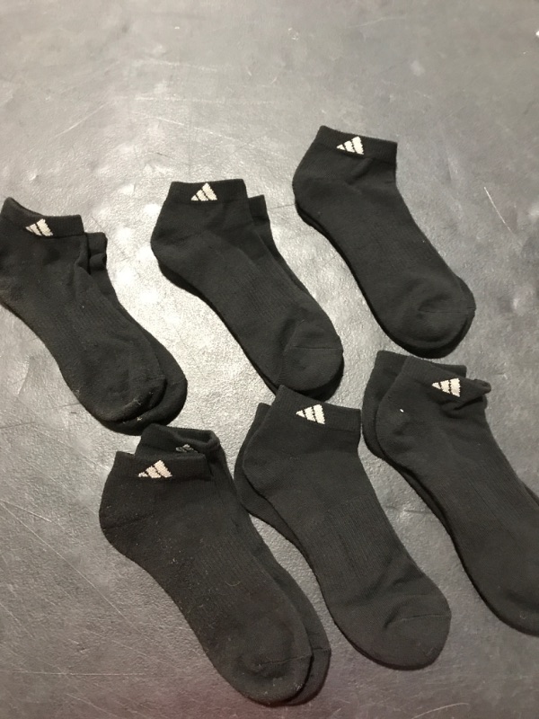 Photo 1 of [6 Pack] Adidas Ankle Socks- Black