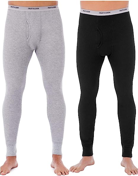Photo 1 of [Size XL] Fruit of the Loom Long Thermals- 2 pack