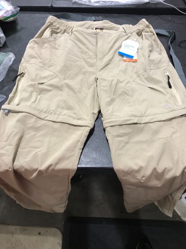 Photo 2 of [Size 2XL] Little Donkey Andy Women's Convertible Hiking Lightweight Quick Dry Pants- Beige
