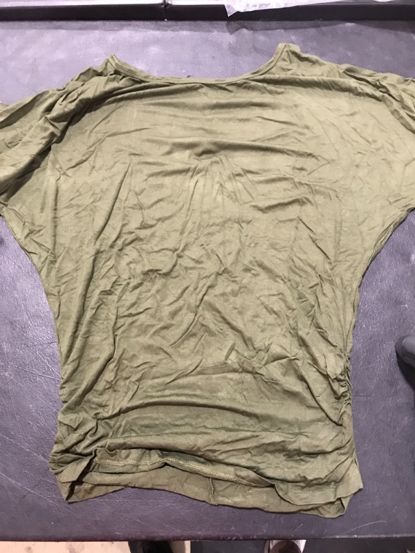 Photo 1 of [Size M] Ladies Dress Top- Olive Green