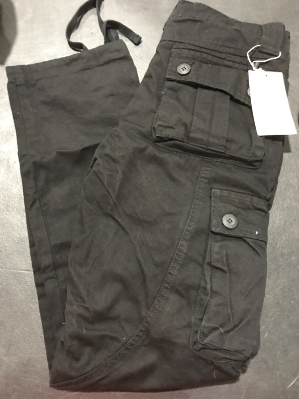 Photo 2 of [Size S] Matchstick Ladies Cargo Pants- Black