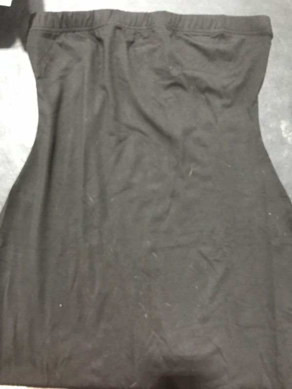 Photo 2 of [Size L] Women's Sexy Strapless Bodycon Stretchy Mini Tube Slip Dress