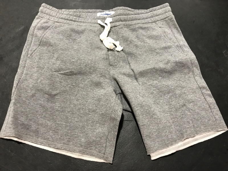 Photo 1 of [Size L]  Men's Sweat Shorts- Grey