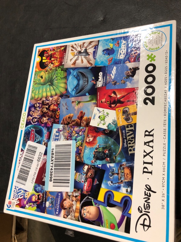 Photo 1 of Ceaco - Disney/Pixar - Movie Posters - 2000 Piece Jigsaw Puzzle & - Disney - Mickey Mouse Vintage Collage - 1500 Piece Jigsaw Puzzle Movie Posters + Mickey Mouse Vintage