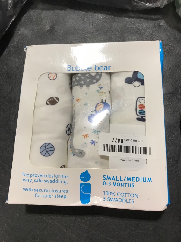 Photo 2 of Baby Swaddle Blankets for Baby Boy Girl 3-6 Months ,Hypoallergenic Skin-Friendly Baby Swaddle,Cute Little Soccer Ball, Dinosaur, Adjustable Newborn Swaddles Sleep Sack Happy Childhood Small 3-6 Month