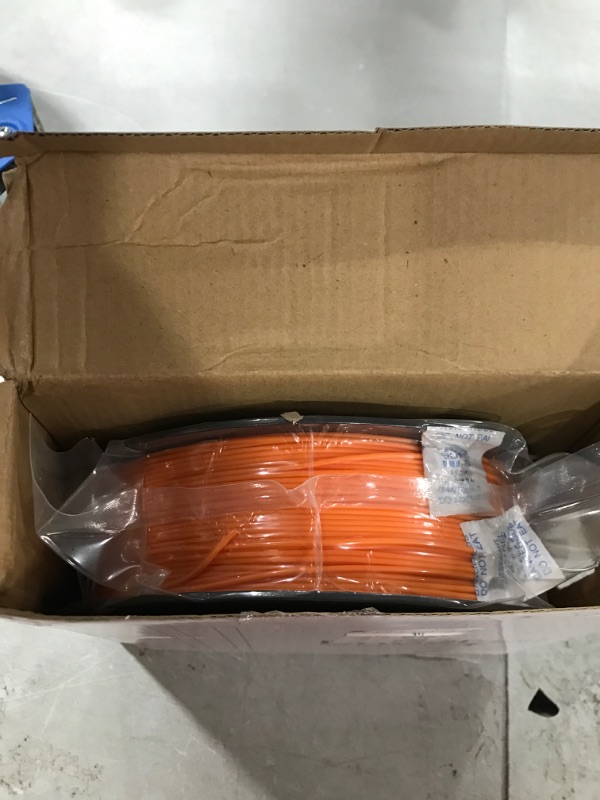 Photo 2 of PLA 3D Printer Filament, 3D Printer PLA Filament 1.75mm, Dimensional Accuracy +/- 0.02 mm, 1KG Spool PLA Orange Orange PLA-1KG