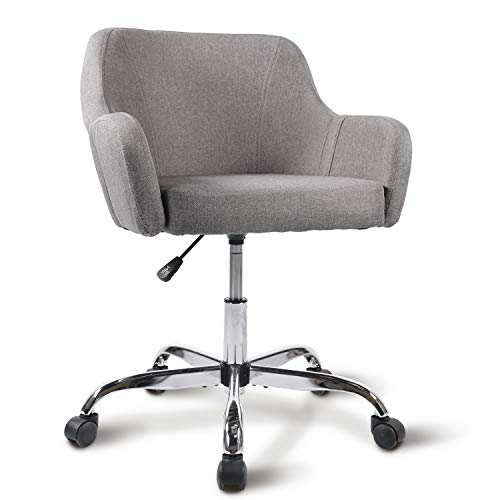 Photo 1 of SMUGDESK Home Office Chair Padded Desk Chair with Swivel Casters, Grey