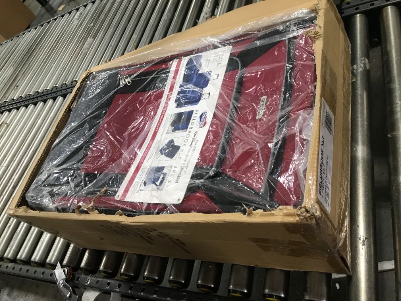 Photo 1 of American Tourister Fieldbrook XLT Softside Upright Luggage, Red/Black, 4-Piece Set (BB/DF/21/25) 4-Piece Set (BB/DF/21/25) Red/Black