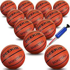 Photo 1 of Youth Basketball for Women Kids Official Size 6 Basketball Rubber Basketball with Pumps and Needles for School Indoor Outdoor Training
