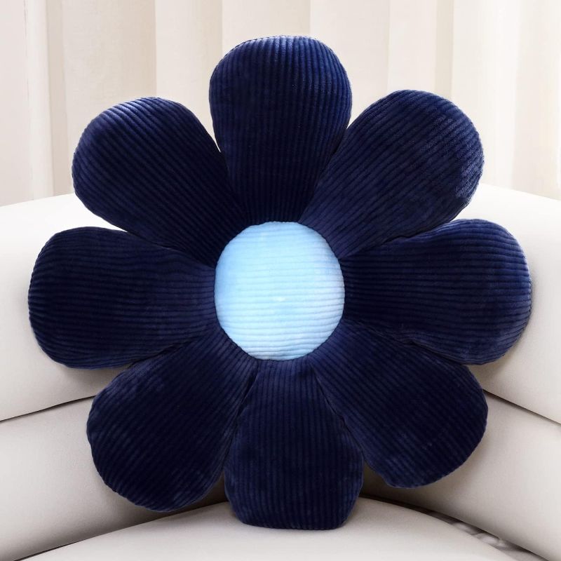 Photo 1 of 13X14 INCHES FLOWER SHAPED THROW PILLOW 