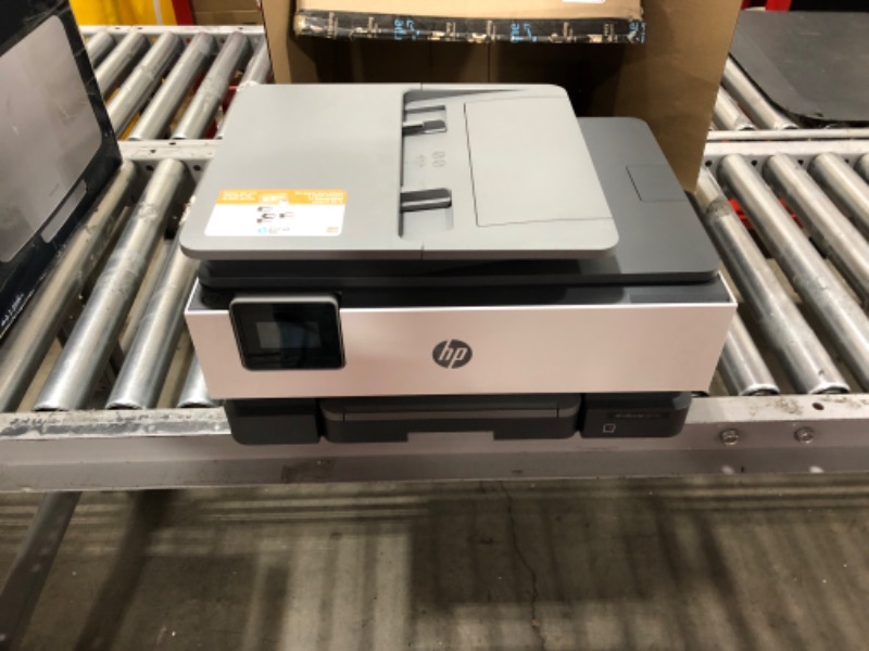 Photo 2 of HP OfficeJet 8015e Wireless Color All-in-One Printer with 6 Months Free Ink with HP+(228F5A), White OfficeJet Pro 8015e