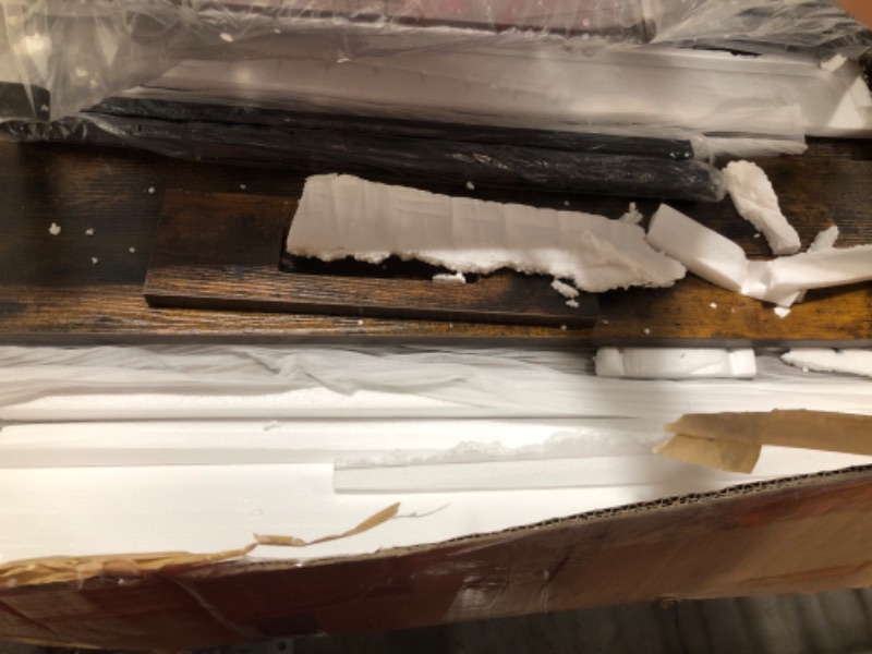 Photo 1 of HOOBRO Bakers Rack with Power Outlet, Microwave Stand with Mesh Basket, Coffee Station with 4 S-Shaped Hooks, Kitchen Shelf, for Kitchen, Living Room, Coffee Bar Station, Black BB05HB01 Black Steel + Particleboard