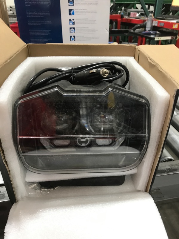 Photo 1 of Remote Control LED Search Light, SEUYA 60W LED Searchlight 360° Rotating Spotlight with Strong Magnetic Base&Permanent Mount for SUV Off-Road Trucks Boat Marine Home Security Farm Field