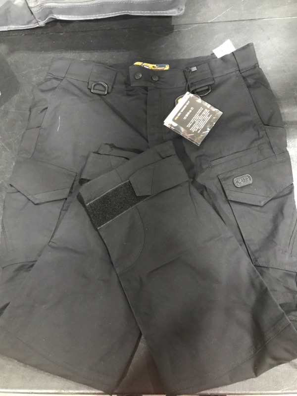 Photo 2 of Aggressor Flex - Tactical Pants - Men Cotton with Cargo Pockets Black (size 34 /32)