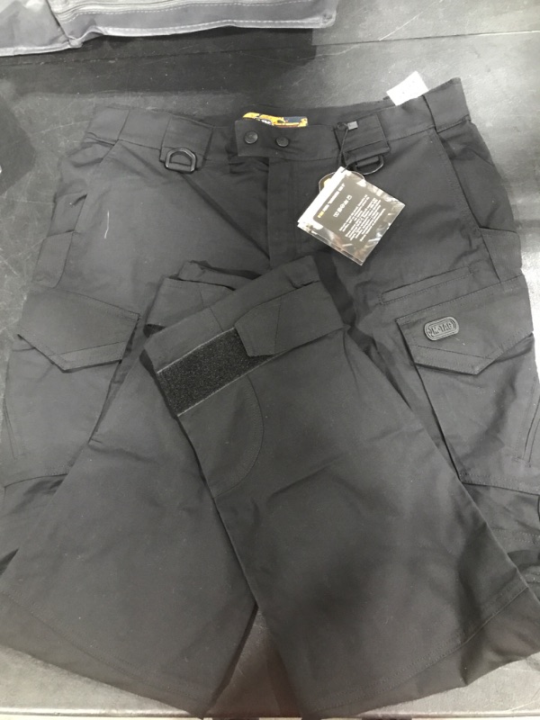 Photo 1 of Aggressor Flex - Tactical Pants - Men Cotton with Cargo Pockets Black (size 34 /32)