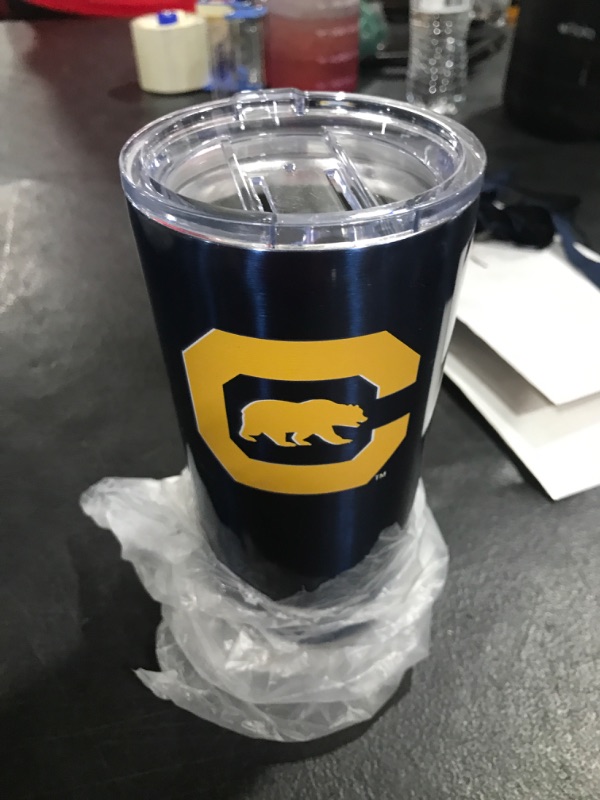 Photo 2 of 20 oz Overtime Insulated Stainless Steel Coffee and Travel Tumbler (Cal Golden Bears - Team Color)