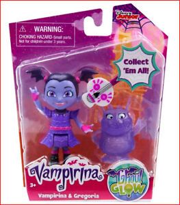 Photo 1 of Disney Jr. VAMPIRINA & GREGORIA Ghoul GLOW Doll Figure Set + Spookylele ??NEW??
