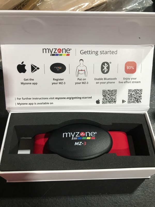 Photo 2 of MyZone MZ-3 Physical Activity Chest Strap Heart Rate Monitor