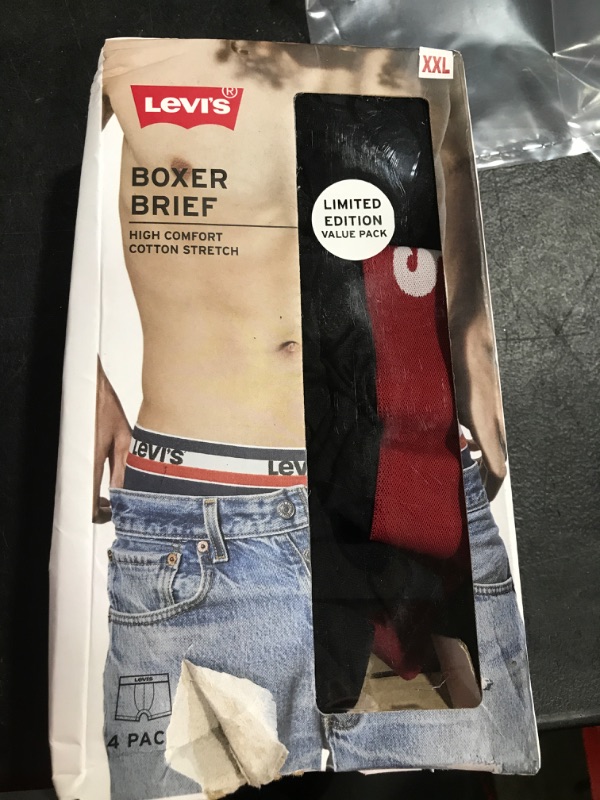 Photo 1 of 4 pack of limited edition boxer briefs for men in XXL