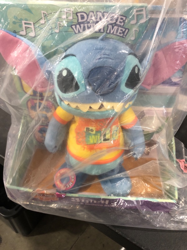 Photo 2 of Disney Dance & Groove Stitch Feature Plush Plush Animated Toy, Ages 3 Up, by Just Play