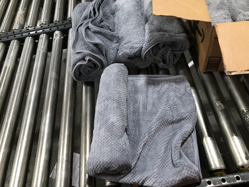Photo 1 of 8 pack grey towels 