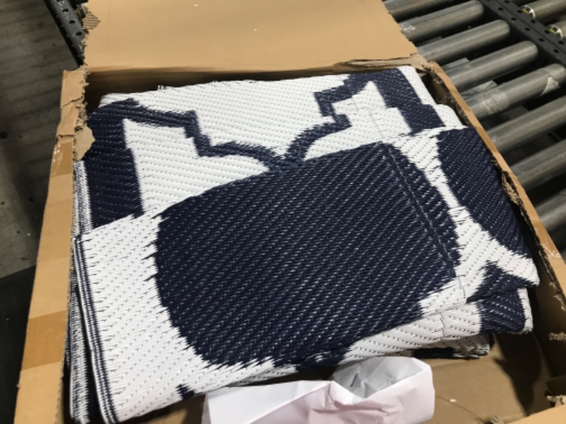 Photo 1 of 6' X 9' OUTDOOR RUG FOR PATIO (STOCK PHOTO FOR REFERENCE ONLY) 