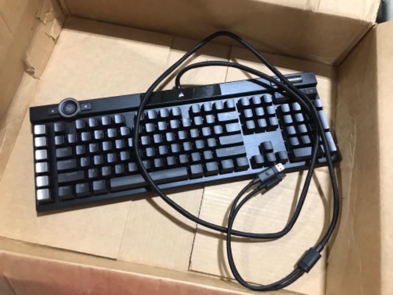Photo 1 of Corsair K100 RGB Mechanical Gaming Keyboard - Cherry MX Speed RGB Silver Keyswitches