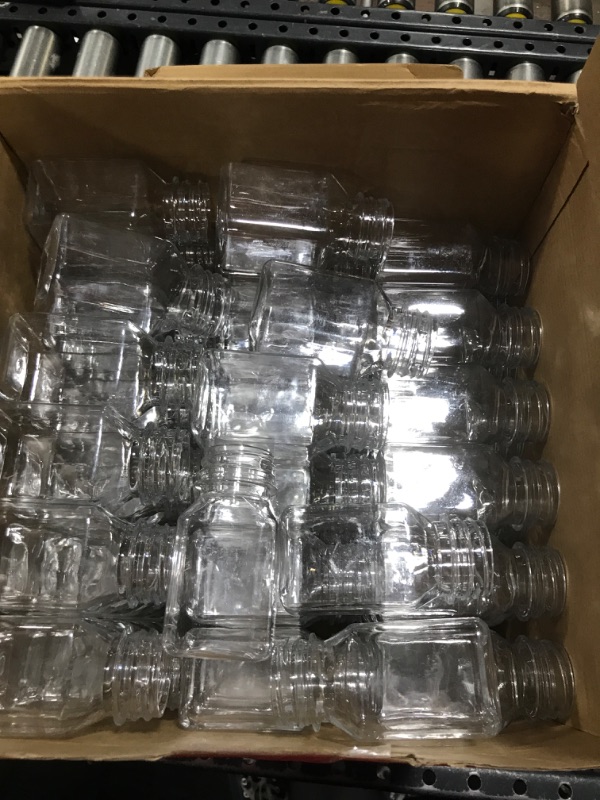 Photo 3 of 120 Pcs 4 oz Mini Plastic Juice Bottles with Leak Proof Caps Reusable Drink Beverage Containers with Lids Empty Clear Fridge Bottles Bulk for Juice Milk Smoothie Drinking Beverage for Home or Take out