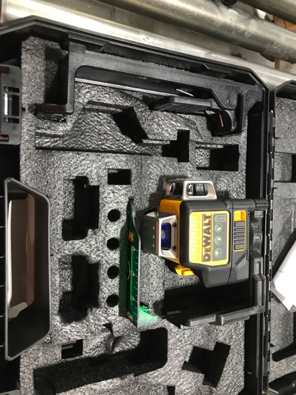 Photo 5 of DEWALT 12V MAX Laser Level, Line Laser, 3 X 360, Green (DW089LG)