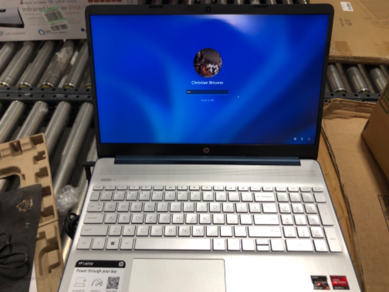 Photo 2 of HP 2022 Newest 15.6'' FHD IPS Laptop Computer, AMD Hexa-Core Ryzen 5 5500U (up to 4.0GHz, Beat i7-10710U), 16GB RAM, 512GB SSD,USB-C,HDMI, Wi-Fi, Webcam, Upto 9.5 Hours, Windows 11+MarxsolCables

