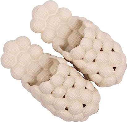 Photo 1 of ASONGMAKE Womens Massager Slippers,Funny Bubble Unisex Super Soft Sandals Mens Breathable Beach Slides,Bath Shower Slippers Bedroom Spa House Sandals SIZE 9