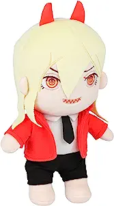 Photo 1 of ButterBerry 9.8 "Power Plush Toy Anime Stuffed Plush Figure Power Cosplay Plushies Power Costume Soft Plush Pillow Best Gifts for Fans Christmas (Come with Poster)