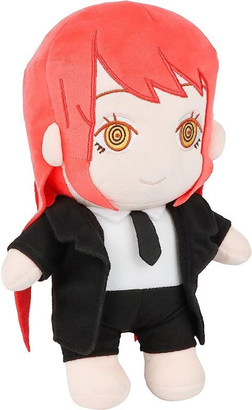 Photo 1 of ButterBerry 9.8 "Makima Plush Toy Anime Stuffed Plush Figure Makima Cosplay Plushies Makima Costume Soft Plush Pillow Best Gifts for Fans Christmas (Come with Poster)