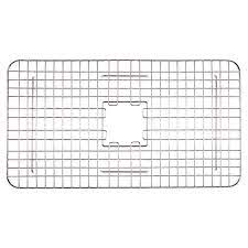 Photo 1 of 27 in. x 15 in. Stainless Steel Kitchen Sink Bottom Grid in Stainless Steel