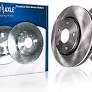 Photo 1 of 4pc Front Disc Rotors and Ceramic Brake Pads Kit--- r-55093
