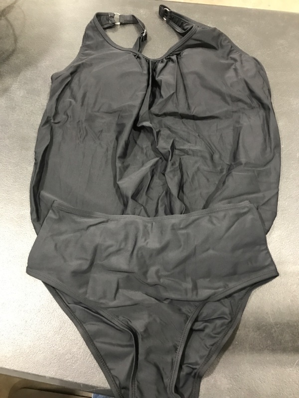 Photo 1 of Black Two Piece Bathing Suit Medium
