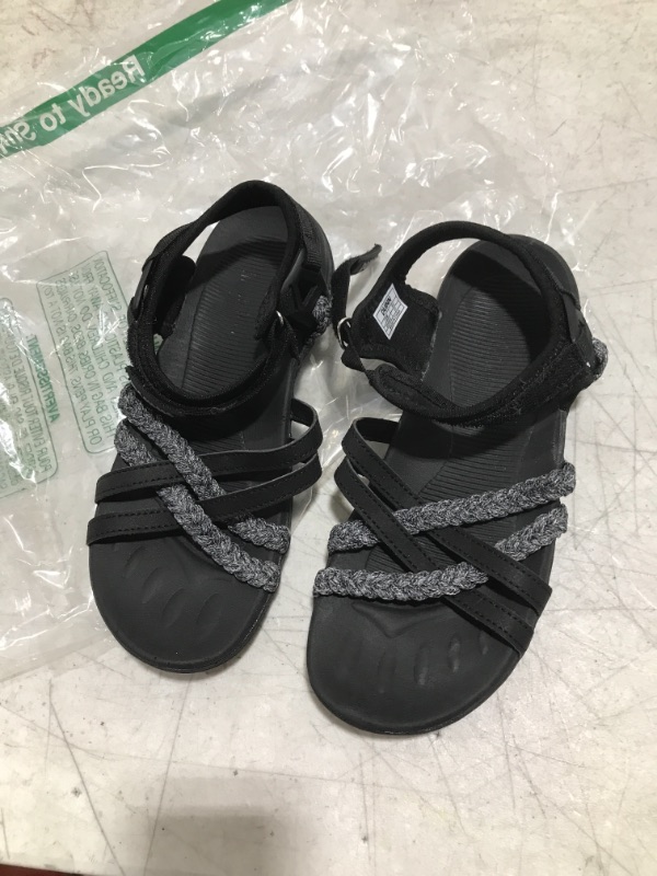 Photo 2 of  Womens Hiking Sandal Stylish Sport Sandal Straps with Adjustable Hooks with Arch Support Beach Vacation Casual Camping SIZE 6