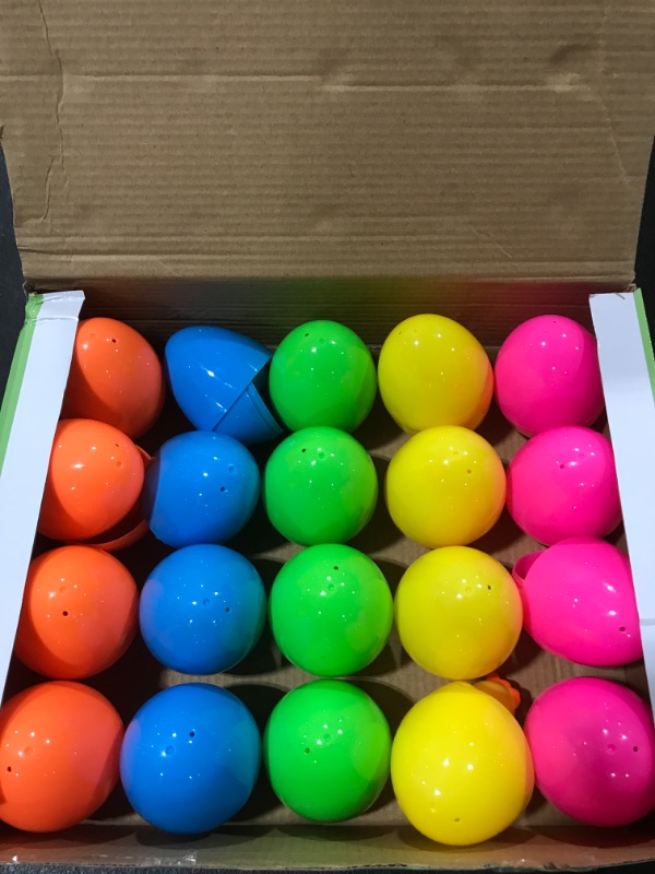 Photo 1 of 20PACK Easter Eggs PreFilled with Animal Finger Puppets for Easter Party Favors, Easter Basket Stuffers, Easter Egg Fillers, Easter Eggs Hunt, Classroom Prize Supplies. 24 Egg