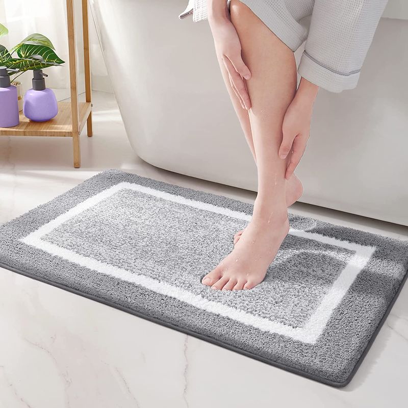 Photo 1 of 47*31 & 35*24 GREY MULTICOLOR BATHROOM FLOOR MATS