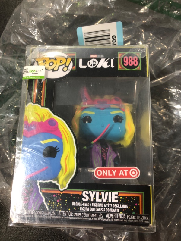 Photo 2 of Funko Pop Marvel Loki Sylvie Blacklight