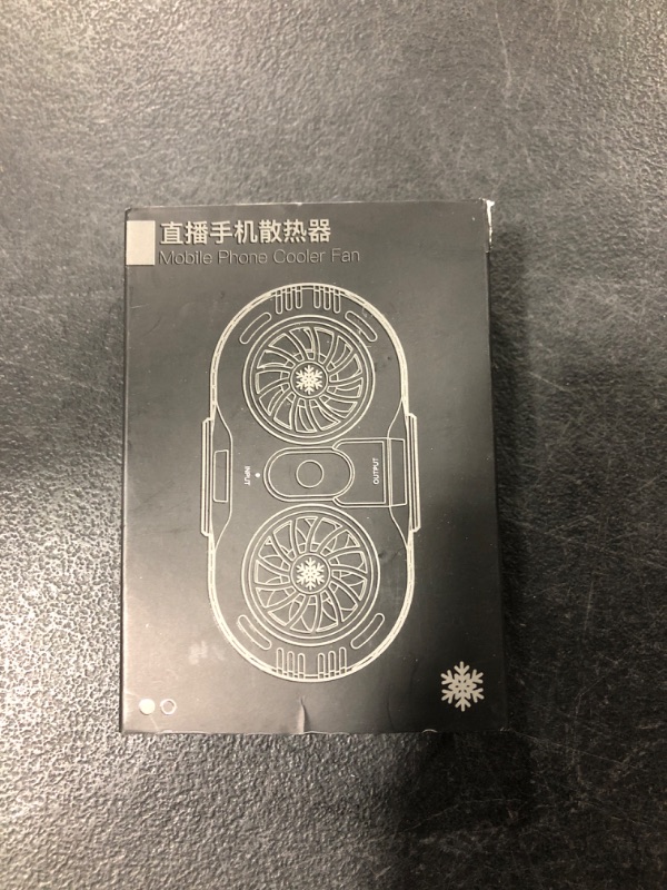 Photo 1 of NEVEIKA Phone Cooler, Cellphone Radiator with Dual Semi-Conductor Cooling Chip, Mobile Phones with a Width of 6 to 8 cm for Tiktok Live Streaming, Outdoor Vlog, Mobile Gaming. black