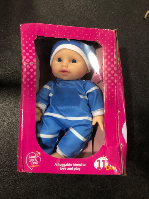 Photo 2 of 11 inch Soft Body Doll in Gift Box - 11" Baby Doll (Boy)