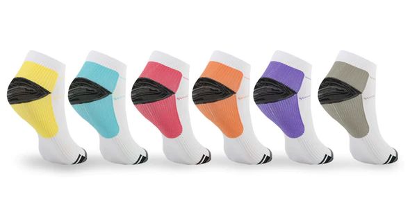 Photo 1 of 6 Pairs Unisex Low Cut Compression Socks for Plantar Fascilitis