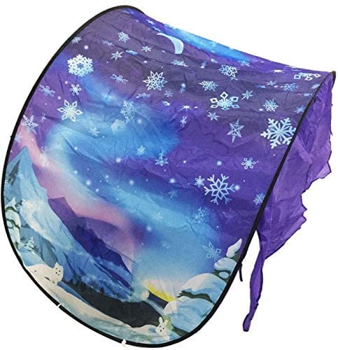 Photo 1 of Favonir Dream Tent for Kids - Bed Tents for Boys and Girls - Pop Up Bed Tent - Unisex Children's Bed Reading Privacy Canopy w/ Storage Bag - Winter Wonderland - Birthday And Christmas Gift
