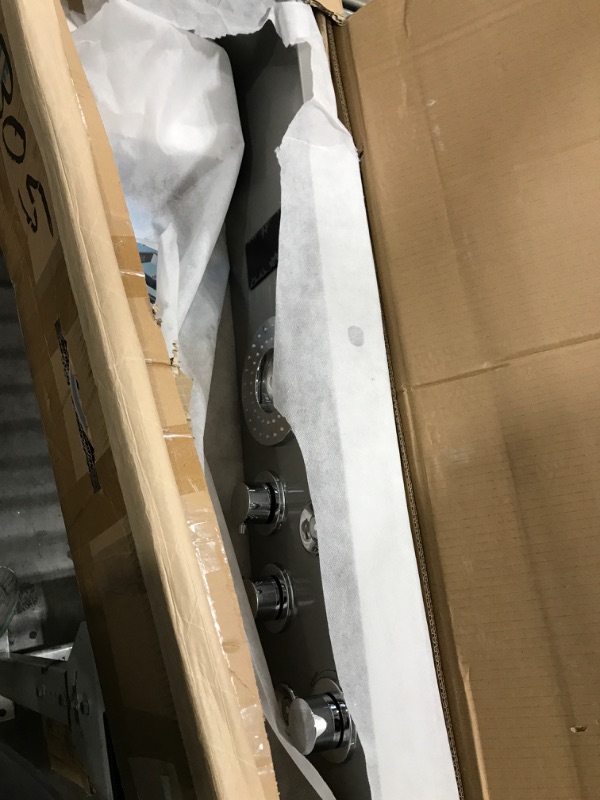 Photo 1 of FUZ Shower wall Panels Tower System,Multi-Function Shower System LED Rainfall Waterfall Shower Head+Hand Shower +Massage Jets+Tub Spout+Bidet Tap,Brushed Nickel… Brushed Nickel-A