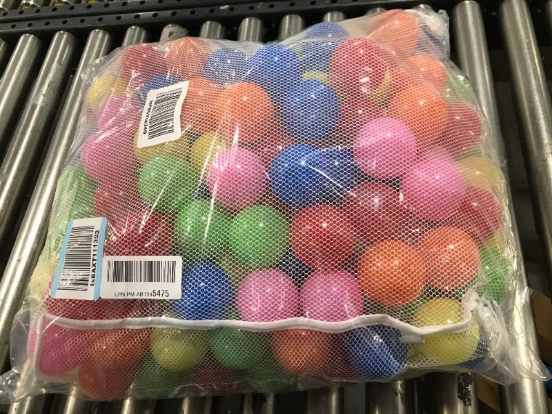 Photo 2 of Click N' Play Ball Pit Balls for Kids, Plastic Refill Balls, 200 Pack, Phthalate and BPA Free, Includes a Reusable Storage Bag with Zipper, Bright Colors, Gift for Toddlers and Kids