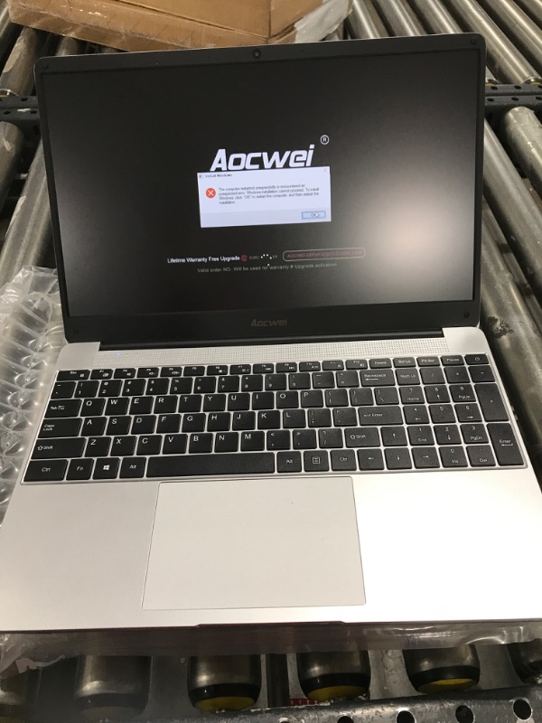 Photo 2 of PARTS ONLY!! Aocwei 15.6" Laptop FHD Aocwei with Wireless Mouse for Work Study -Silver