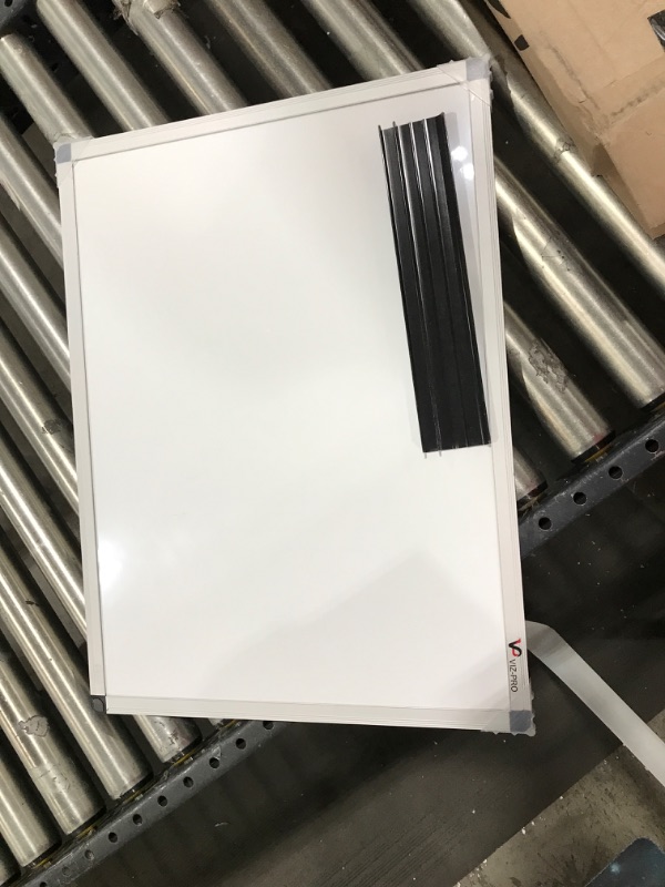 Photo 1 of VIZ-PRO Magnetic Dry Erase Board, 24 X 18 Inches, Silver Aluminium Frame
