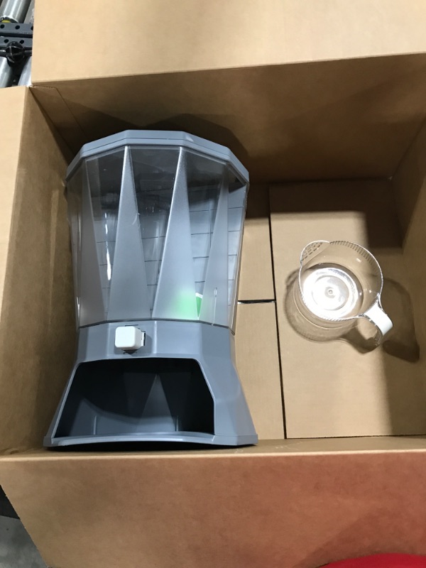 Photo 1 of 4 Grid Rice Dispenser | Cereal Containers Storage Airtight | 360° Rotatable Easy Control Airtight Dry Food Storage Container for Rice, Beans, Grains, Laundry Scent Beads
